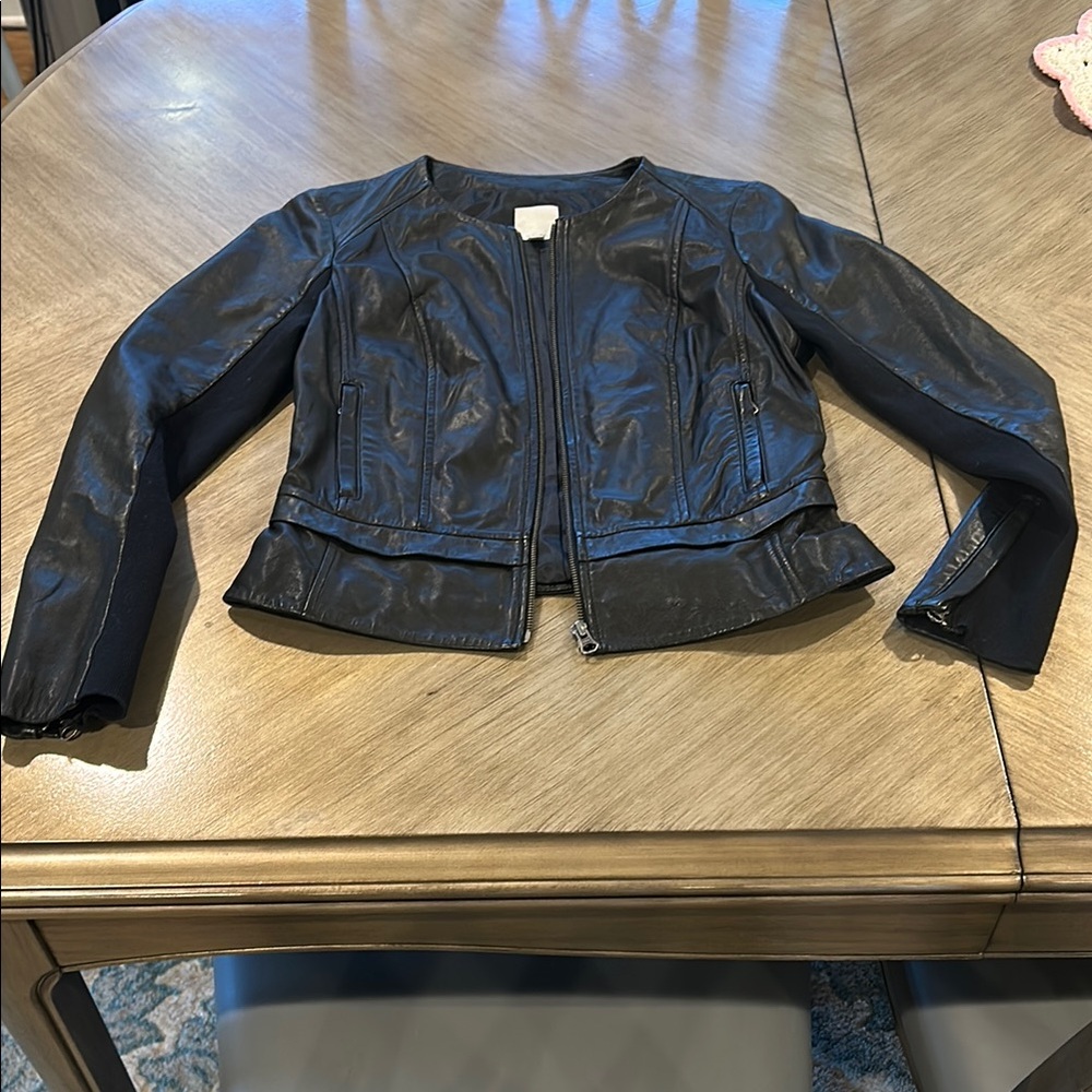 Women's Black Leather Jacket